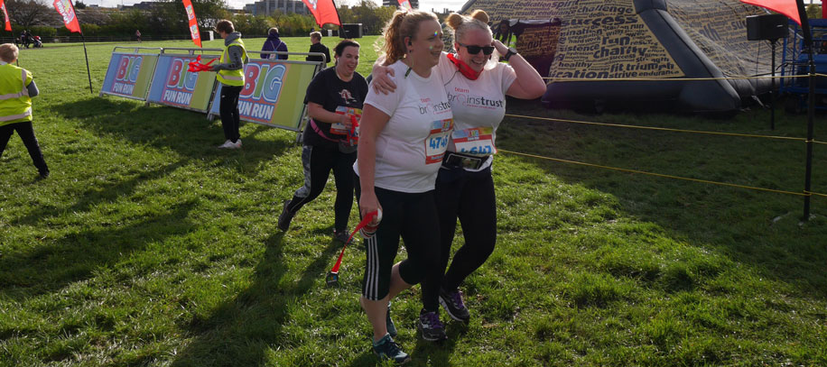 Ruth and Aileen's couch to 5k for brain tumour support