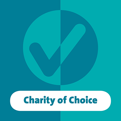 website button charity of choice