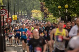 Picture of runners at Hackney Half