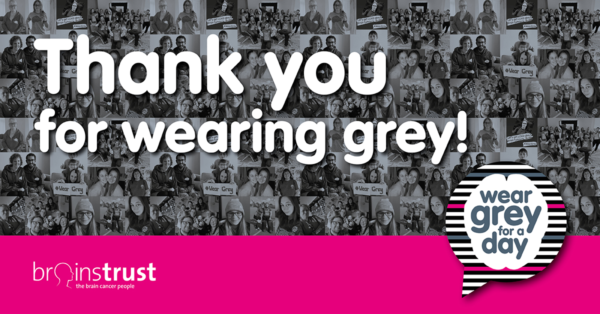Thank you for wearing grey! The fundraising total is in and we are blown away.